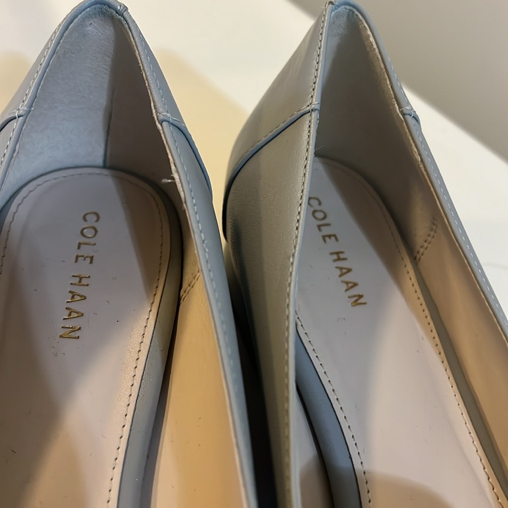Cole Haan Light Gray Loafers - Picture 2 of 7